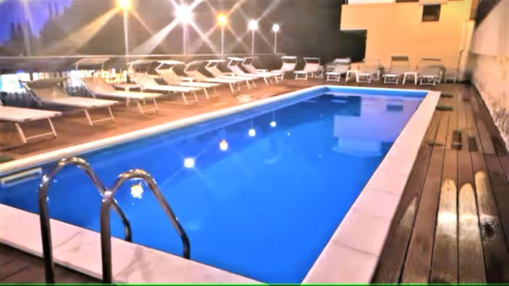 Mediterranean Pool & Parking